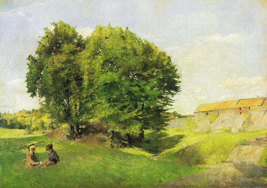 Two Kids and Trees
